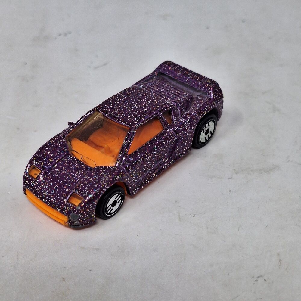 Hot Wheels Vintage Zender Fact 4 Purple Glitter Metallic Die Cast Toy Car 1:64